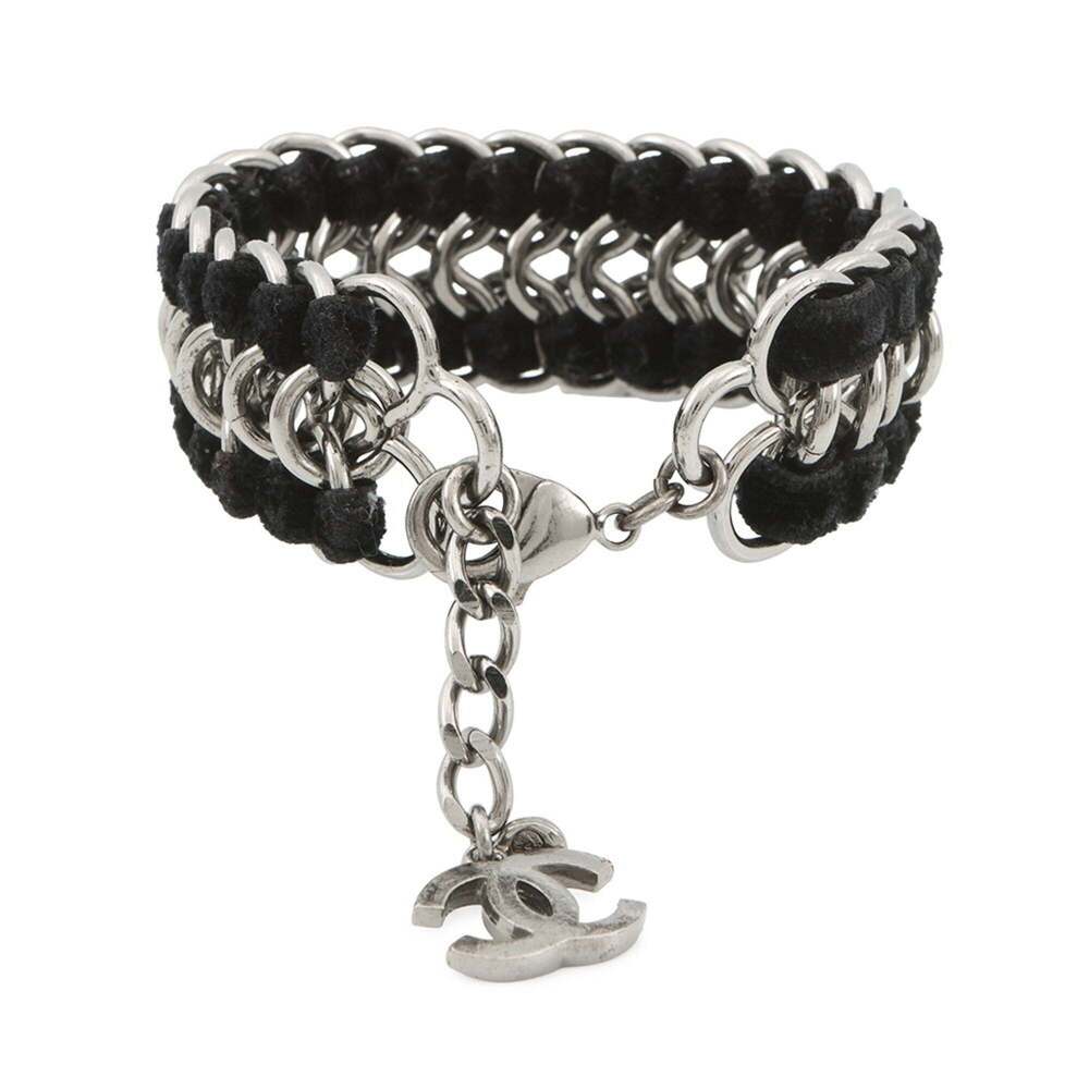 CHANEL Black Pearl Logo Charm Bracelet - Picture 3 of 12